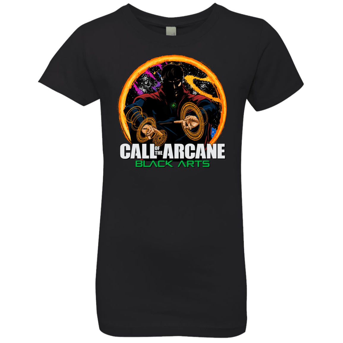 T-Shirts Black / YXS Black arts Girls Premium T-Shirt