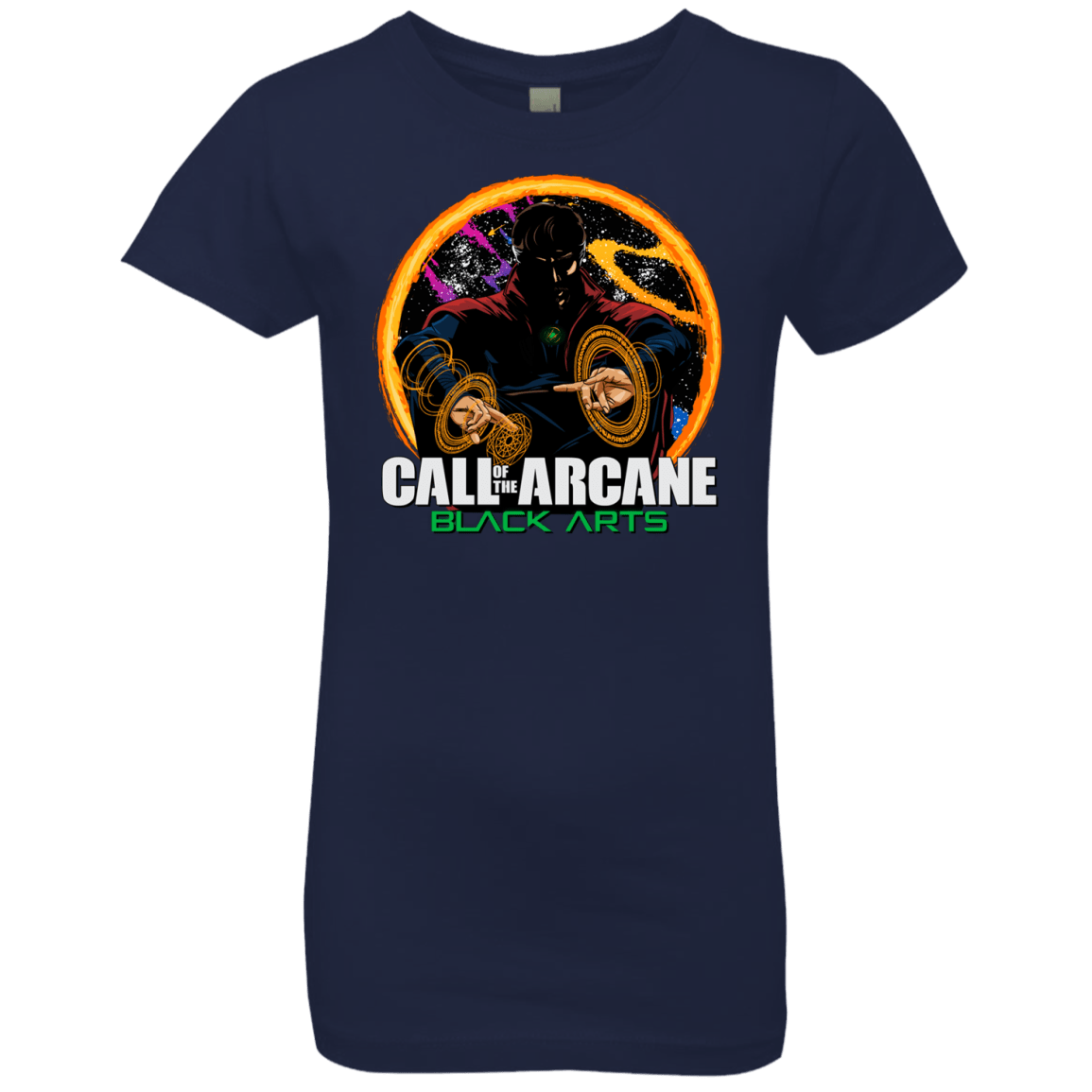 T-Shirts Midnight Navy / YXS Black arts Girls Premium T-Shirt