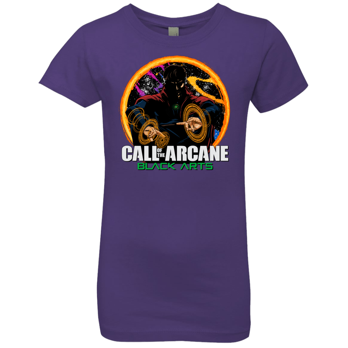 T-Shirts Purple Rush / YXS Black arts Girls Premium T-Shirt