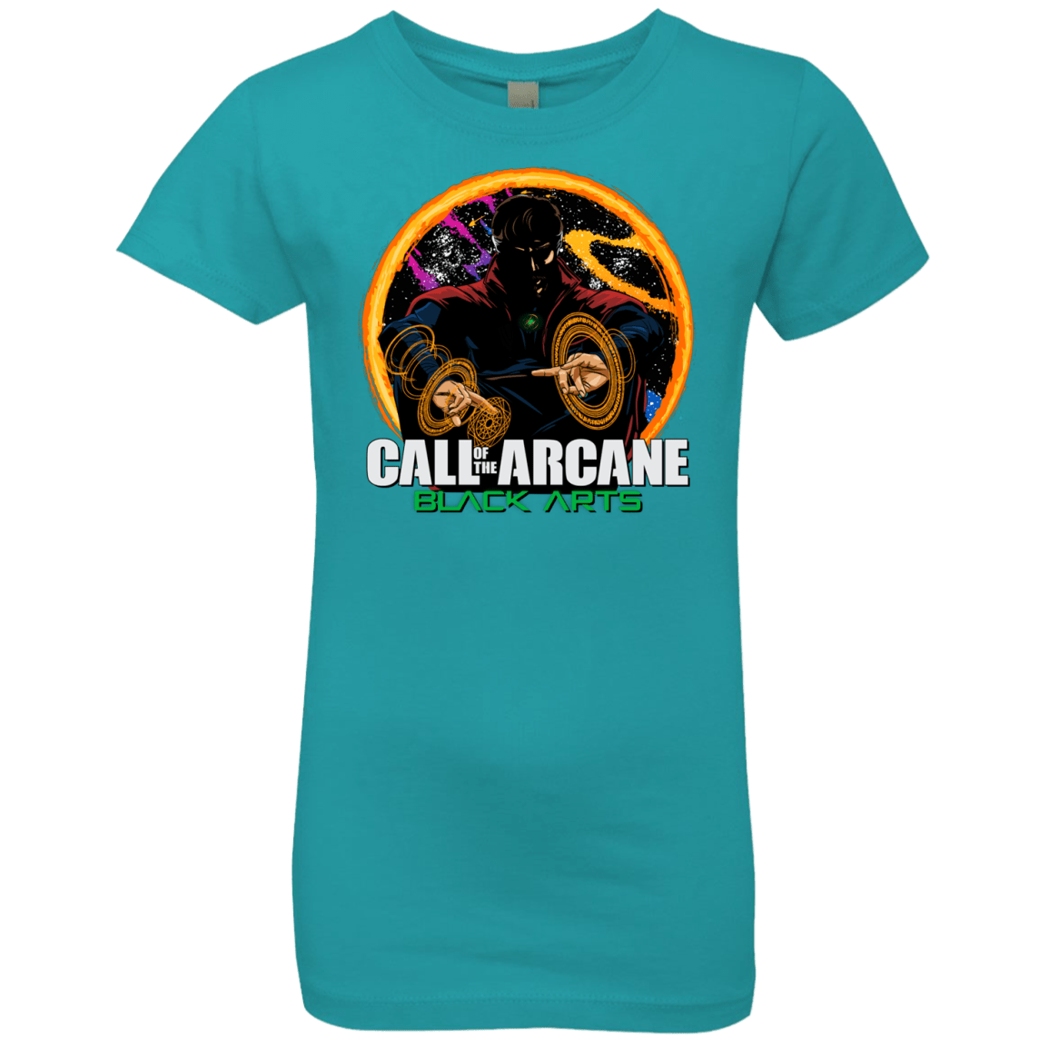 T-Shirts Tahiti Blue / YXS Black arts Girls Premium T-Shirt