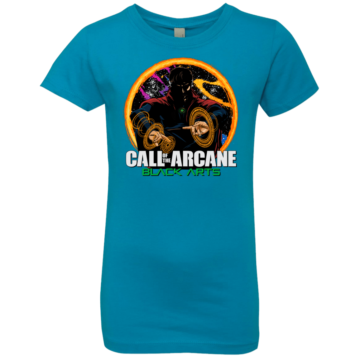 T-Shirts Turquoise / YXS Black arts Girls Premium T-Shirt