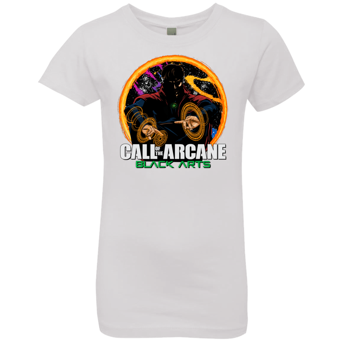 T-Shirts White / YXS Black arts Girls Premium T-Shirt