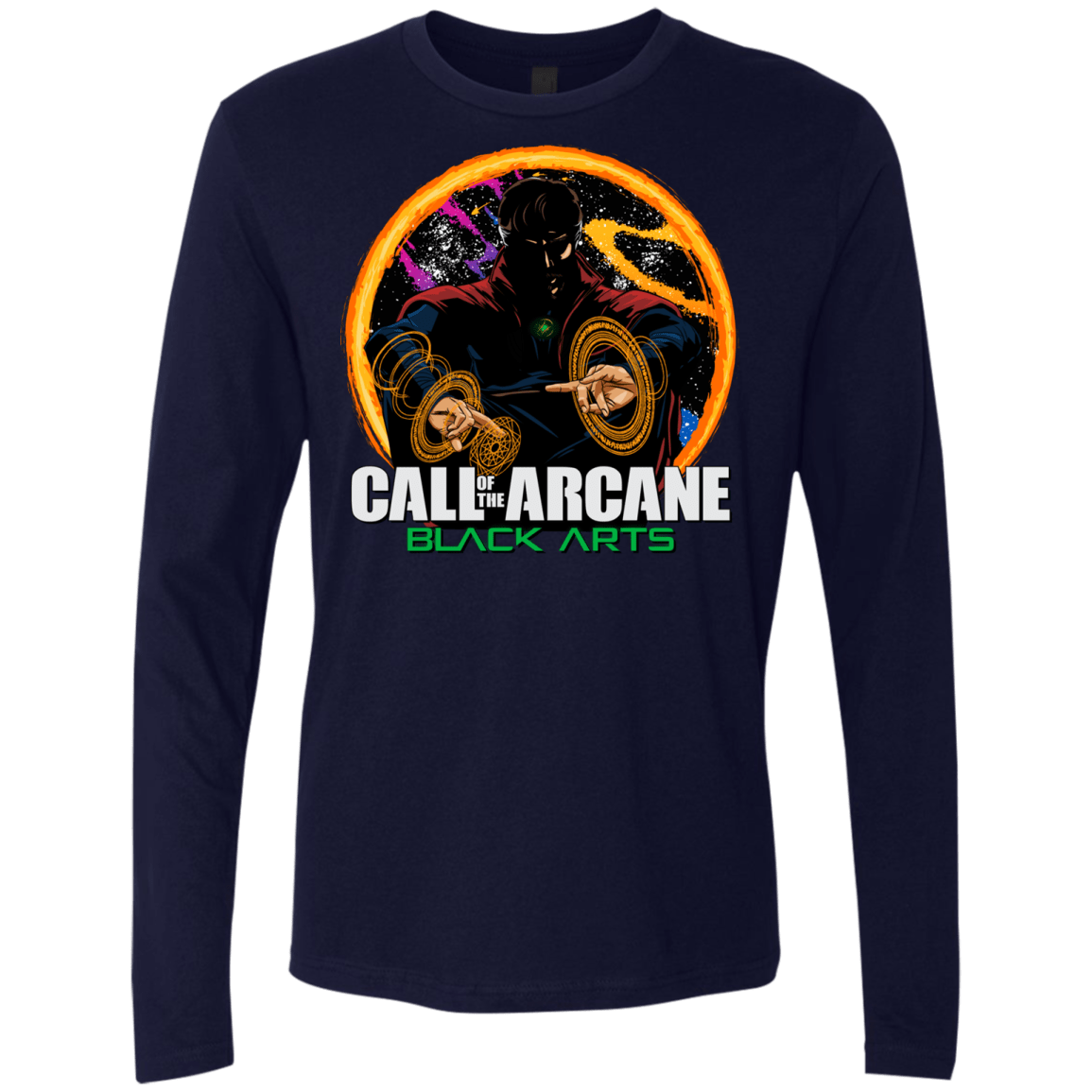 T-Shirts Midnight Navy / Small Black arts Men's Premium Long Sleeve