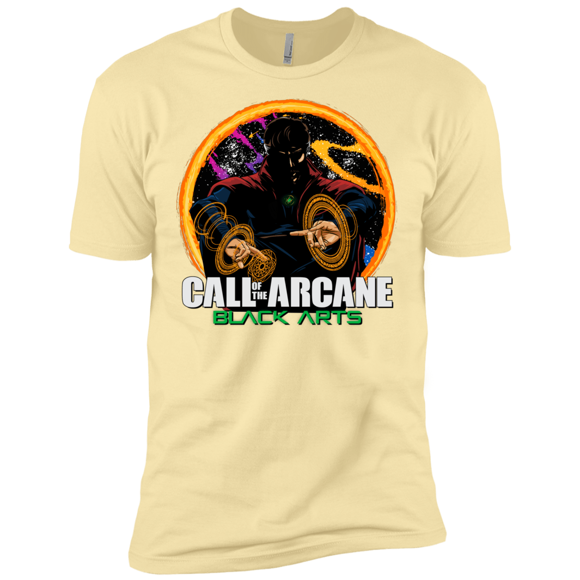 T-Shirts Banana Cream / X-Small Black arts Men's Premium T-Shirt