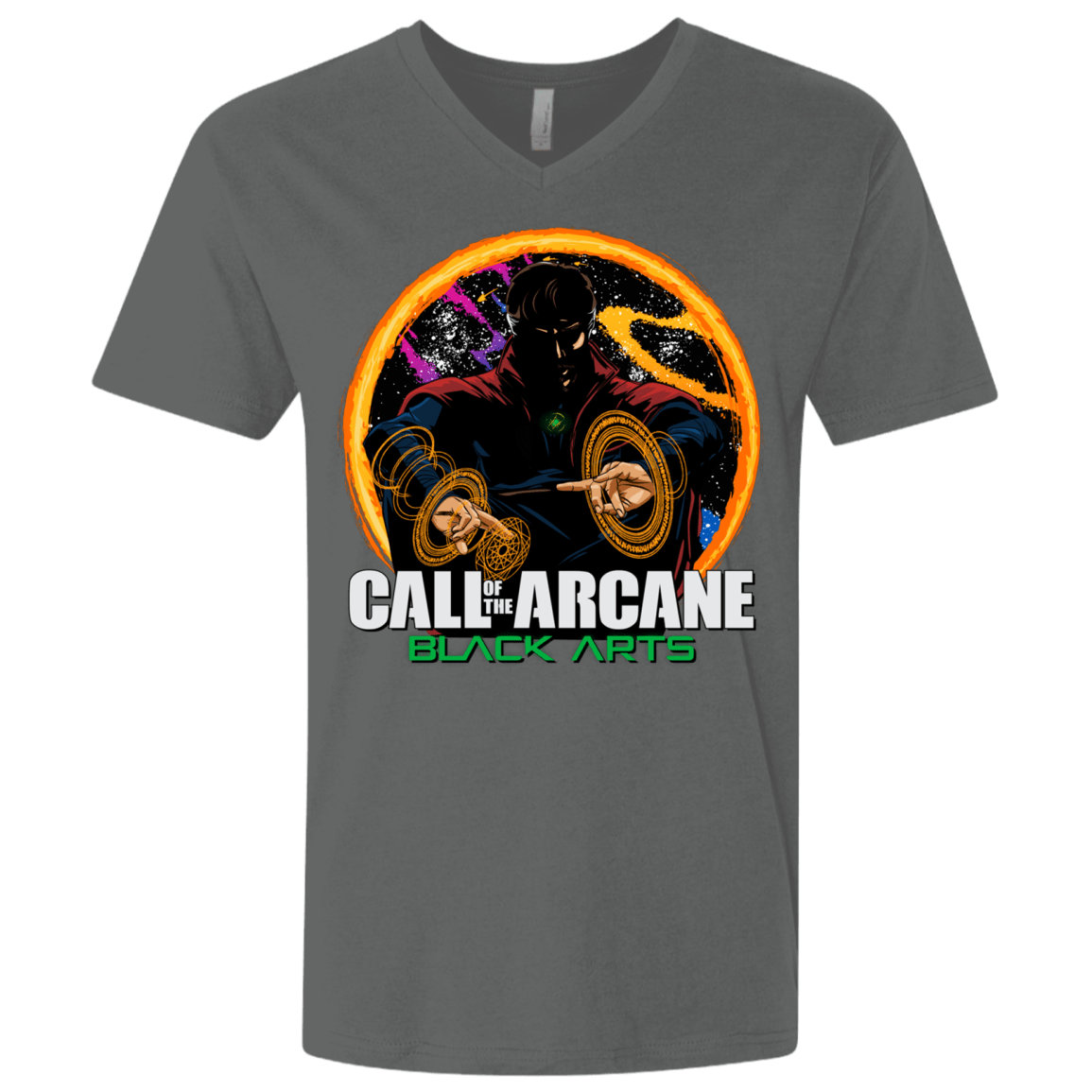 T-Shirts Heavy Metal / X-Small Black arts Men's Premium V-Neck