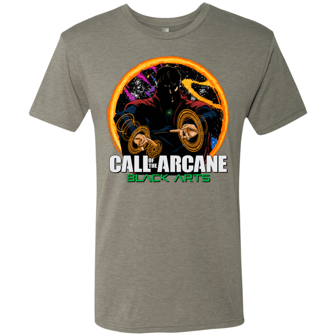 T-Shirts Venetian Grey / Small Black arts Men's Triblend T-Shirt