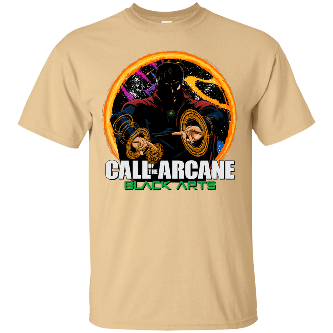 T-Shirts Vegas Gold / Small Black arts T-Shirt