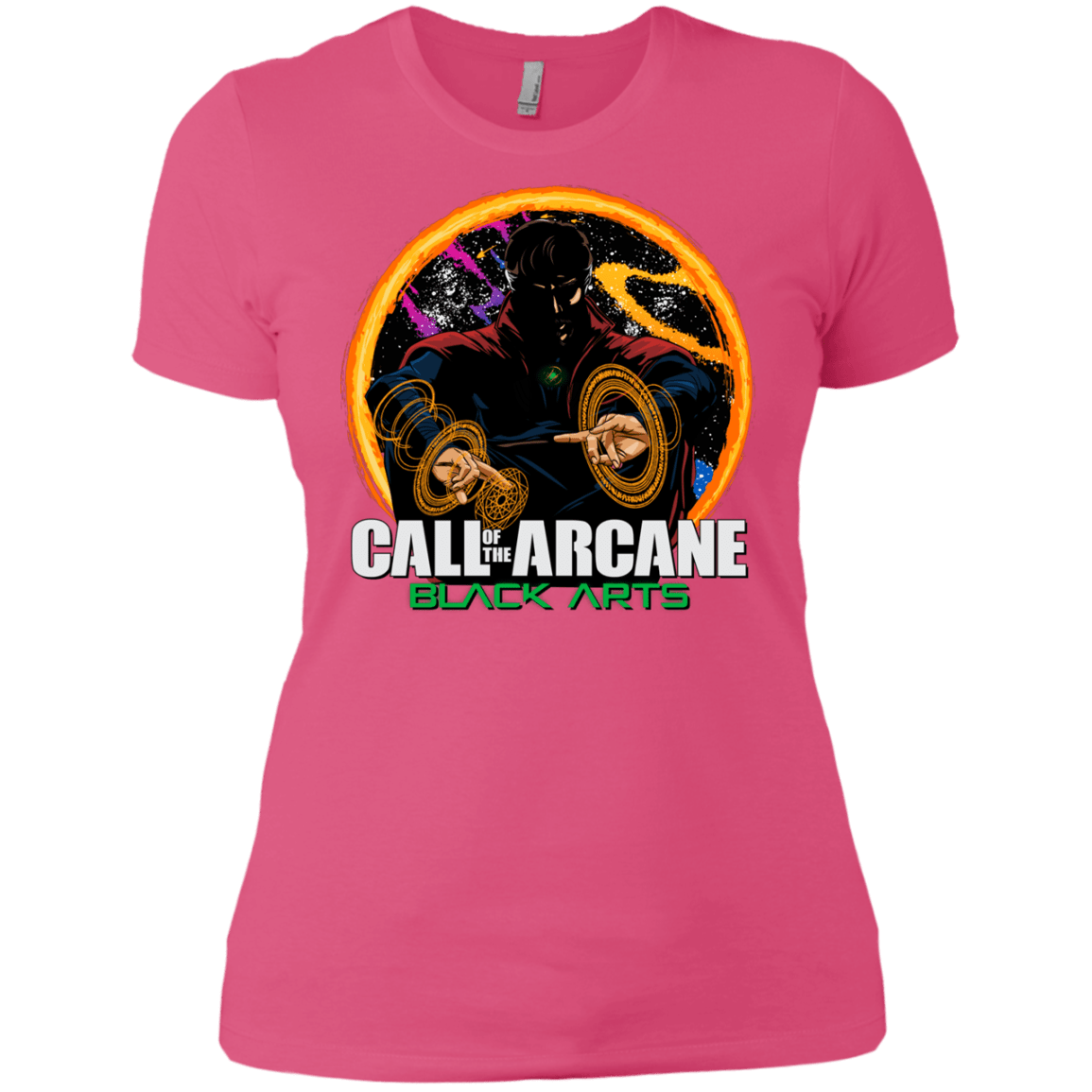 T-Shirts Hot Pink / X-Small Black arts Women's Premium T-Shirt