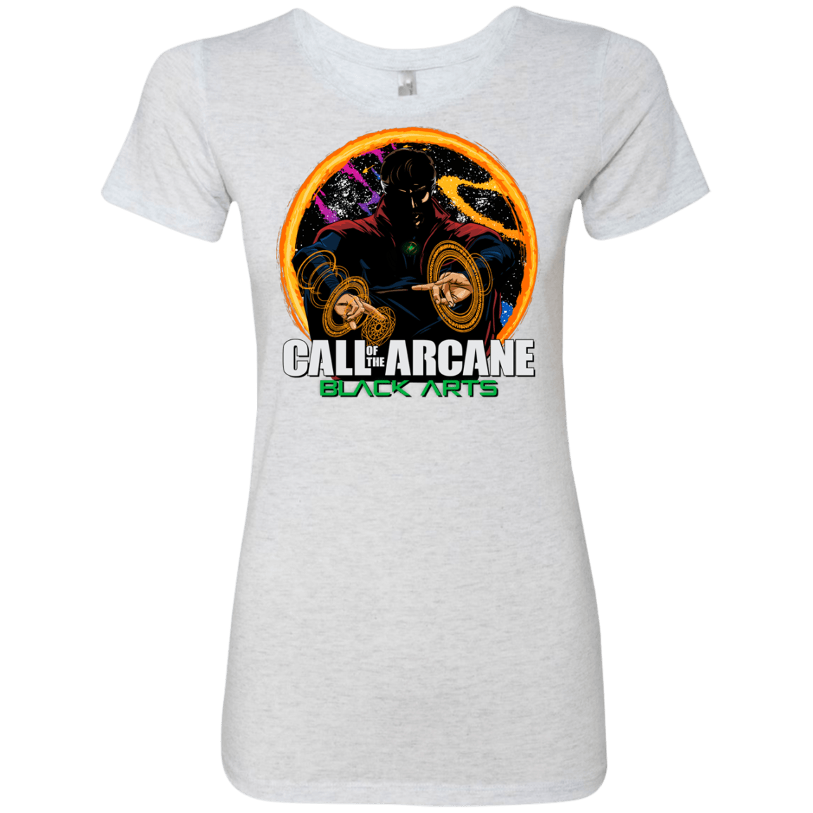 T-Shirts Heather White / Small Black arts Women's Triblend T-Shirt