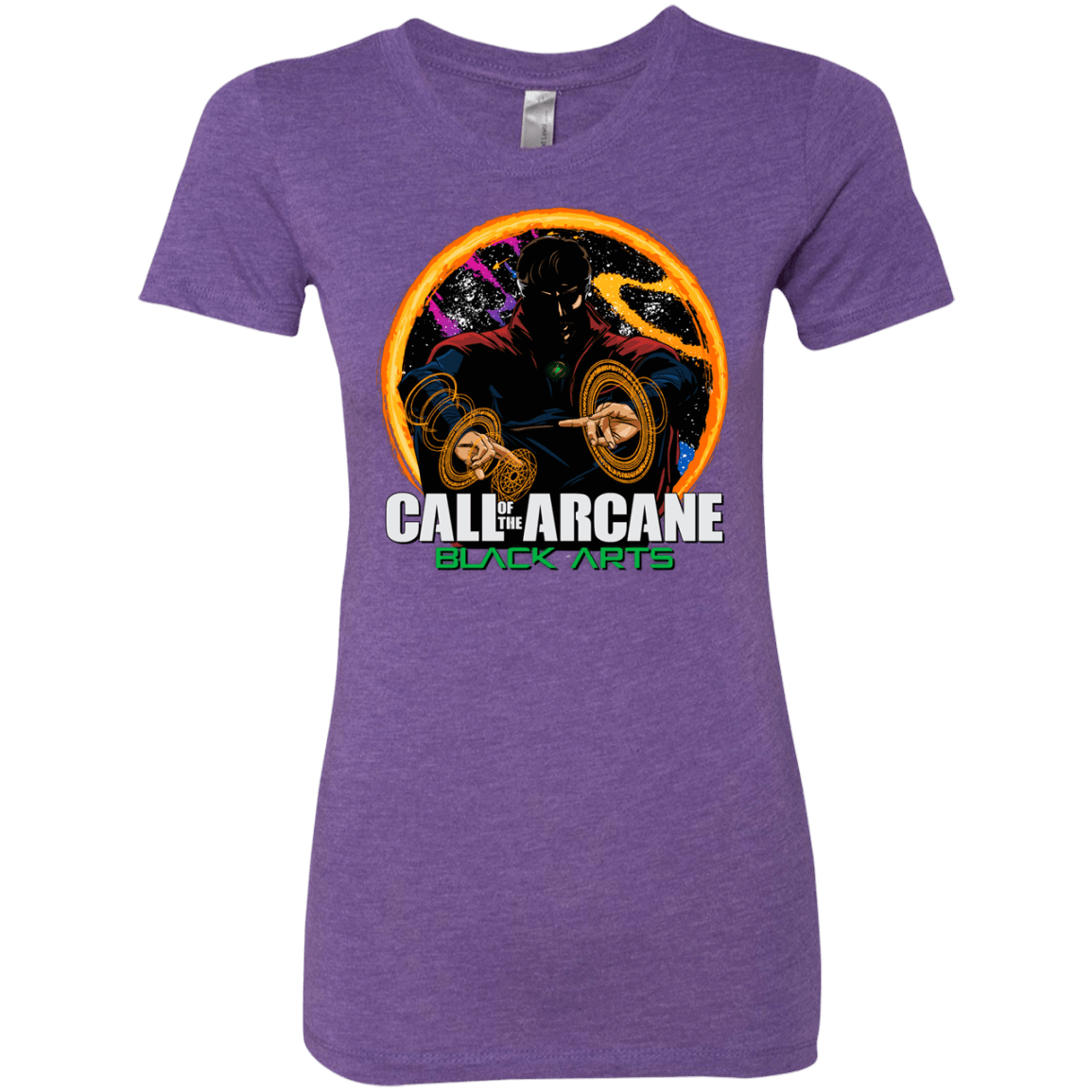 T-Shirts Purple Rush / Small Black arts Women's Triblend T-Shirt