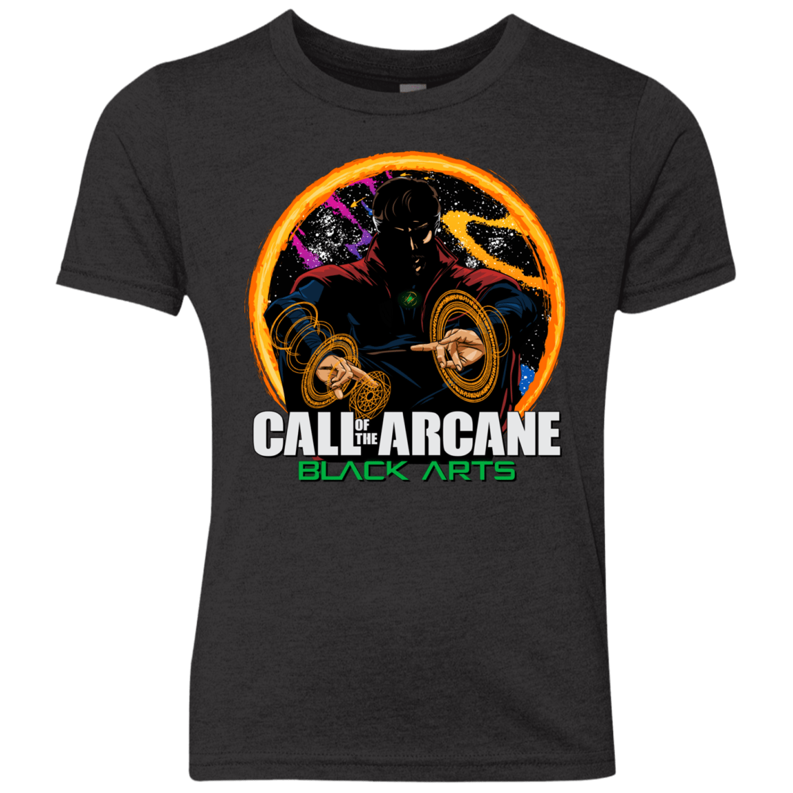 T-Shirts Vintage Black / YXS Black arts Youth Triblend T-Shirt