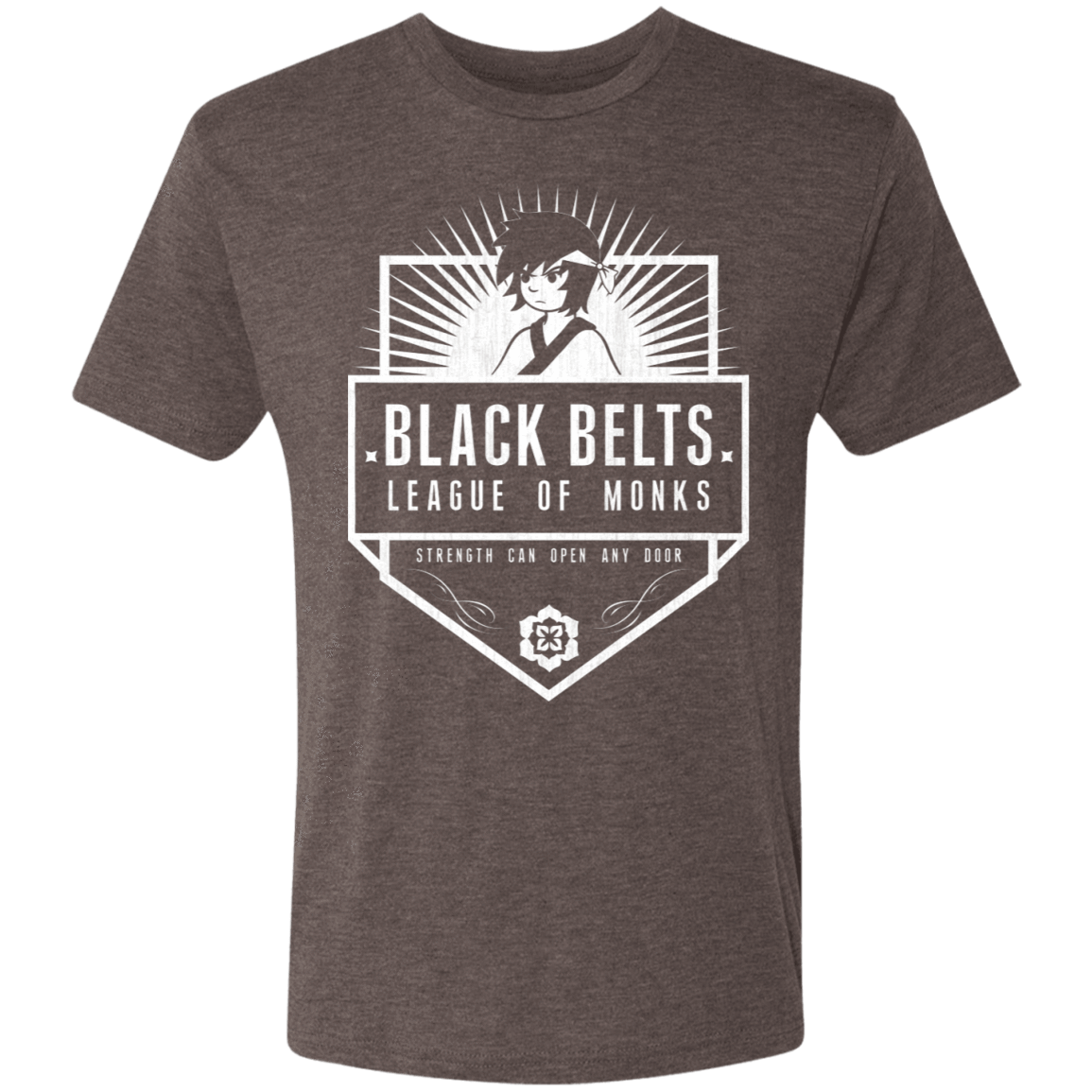 T-Shirts Macchiato / S Black Belts League of Monks Men's Triblend T-Shirt