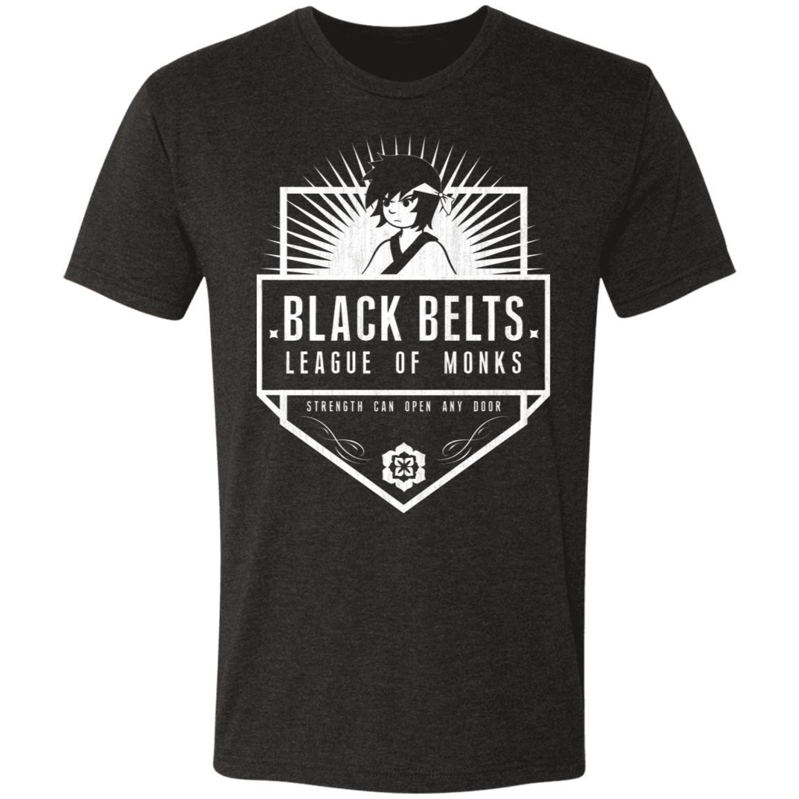 T-Shirts Vintage Black / S Black Belts League of Monks Men's Triblend T-Shirt