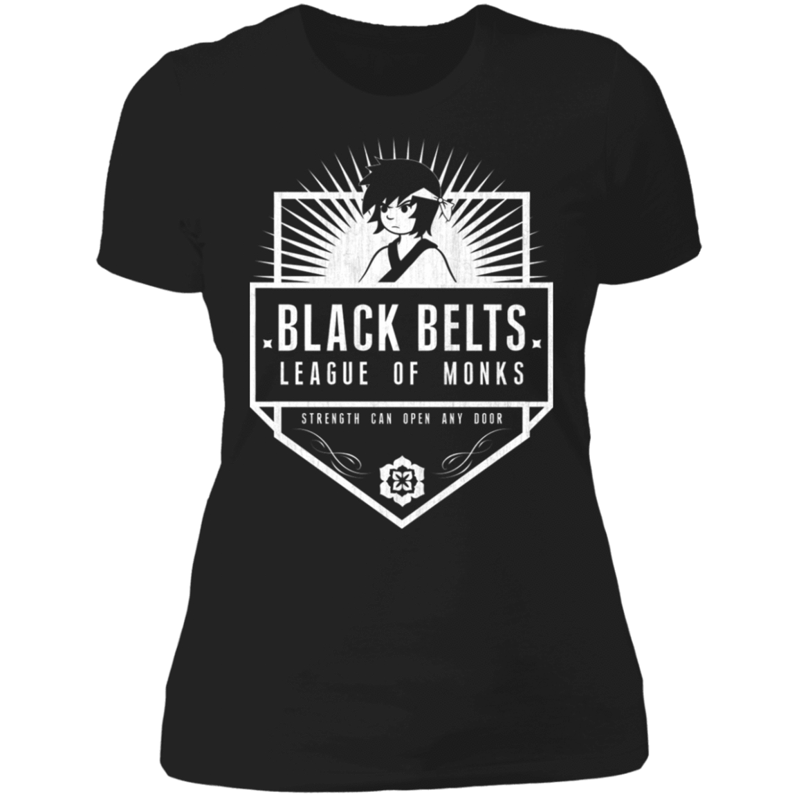 T-Shirts Black / S Black Belts League of Monks Women's Premium T-Shirt