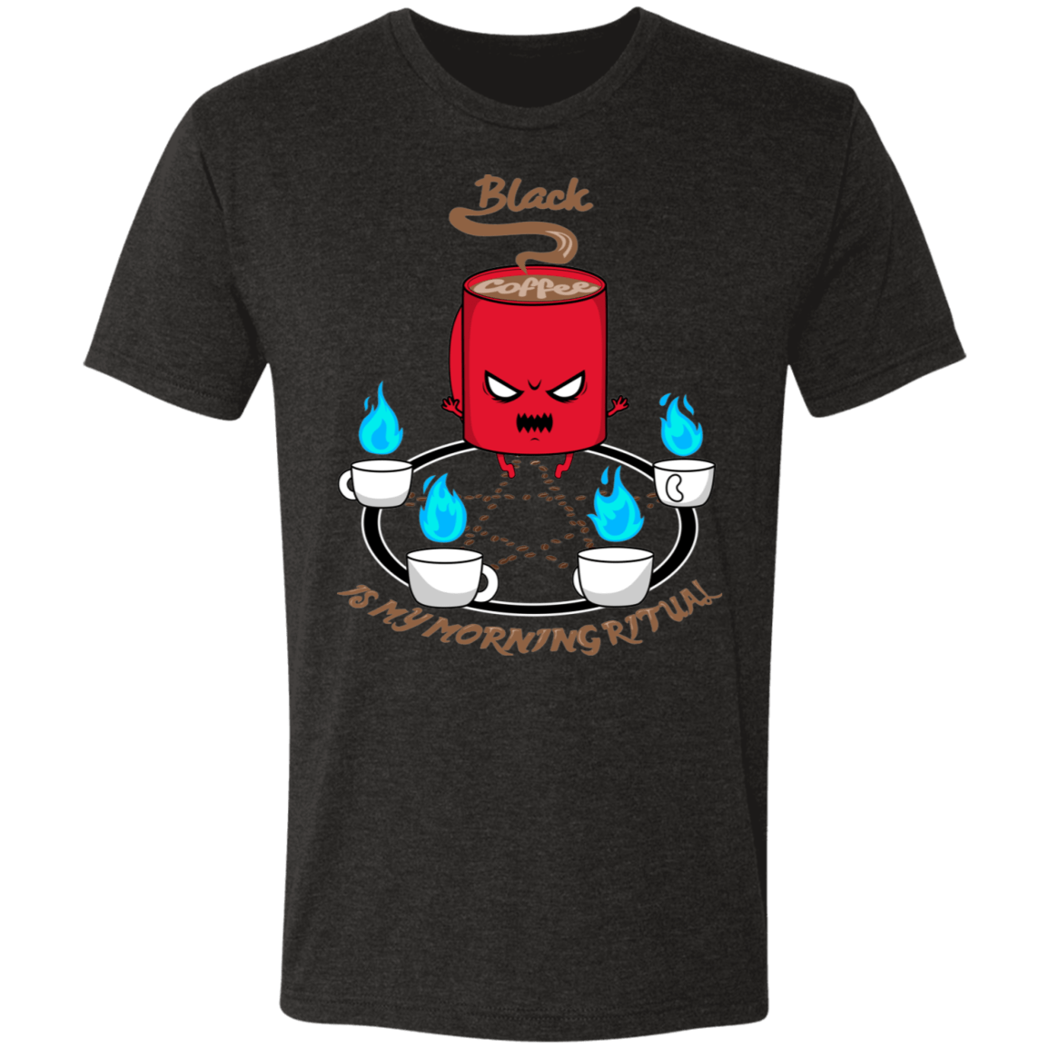 T-Shirts Vintage Black / S Black Coffee Men's Triblend T-Shirt