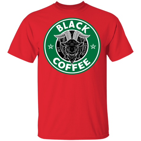 T-Shirts Red / S Black Coffee T-Shirt