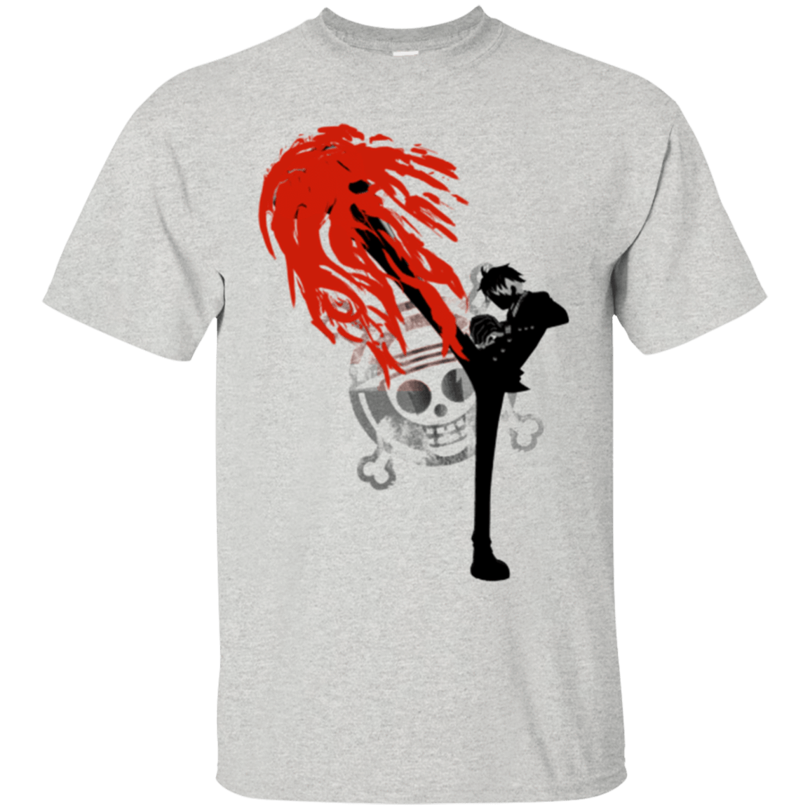 T-Shirts Ash / Small Black leg 2 T-Shirt