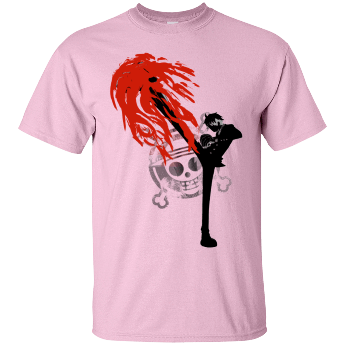 T-Shirts Light Pink / Small Black leg 2 T-Shirt