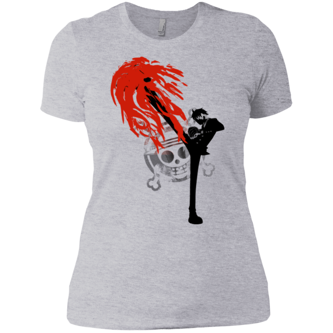 T-Shirts Heather Grey / X-Small Black leg 2 Women's Premium T-Shirt