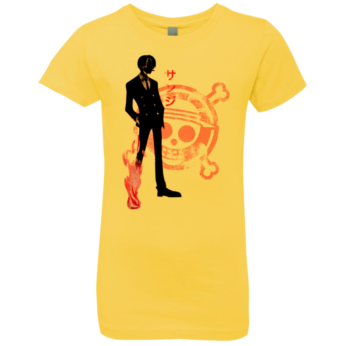 T-Shirts Vibrant Yellow / YXS Black leg Girls Premium T-Shirt