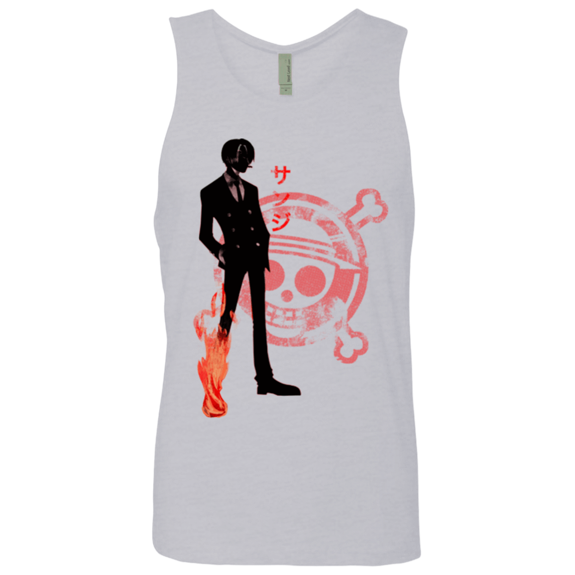 T-Shirts Heather Grey / Small Black leg Men's Premium Tank Top