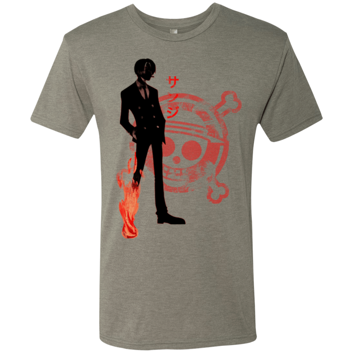 T-Shirts Venetian Grey / Small Black leg Men's Triblend T-Shirt