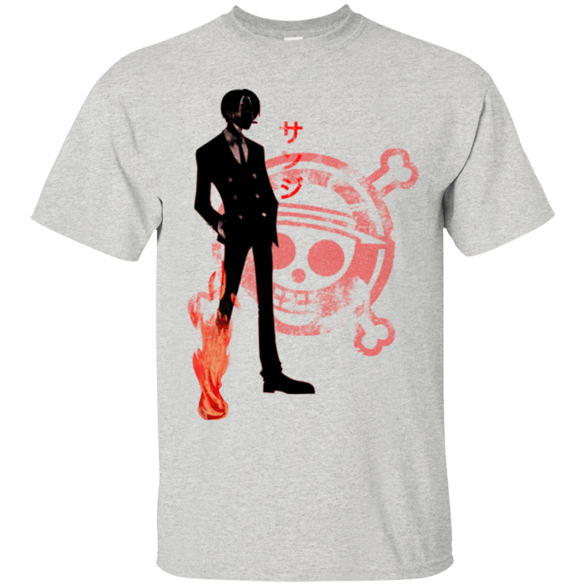 T-Shirts Ash / Small Black leg T-Shirt