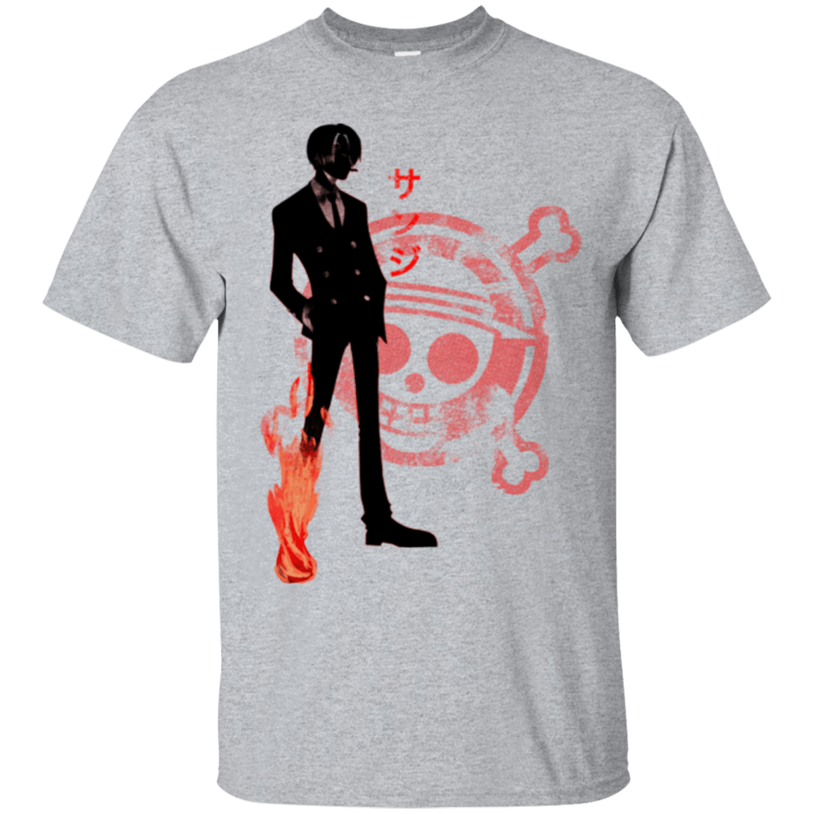 T-Shirts Sport Grey / Small Black leg T-Shirt