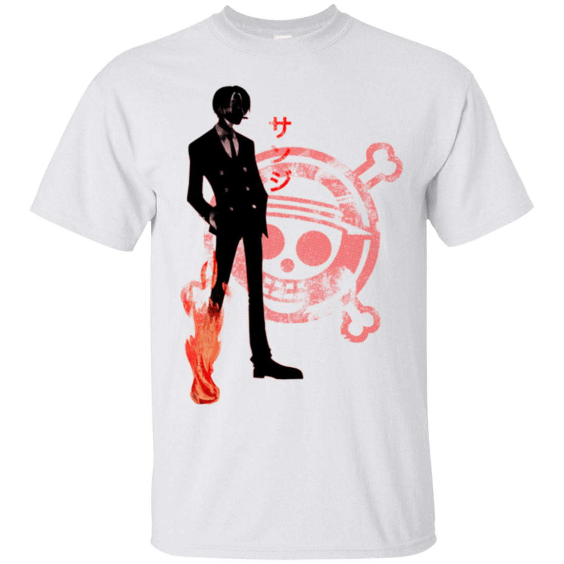 T-Shirts White / Small Black leg T-Shirt