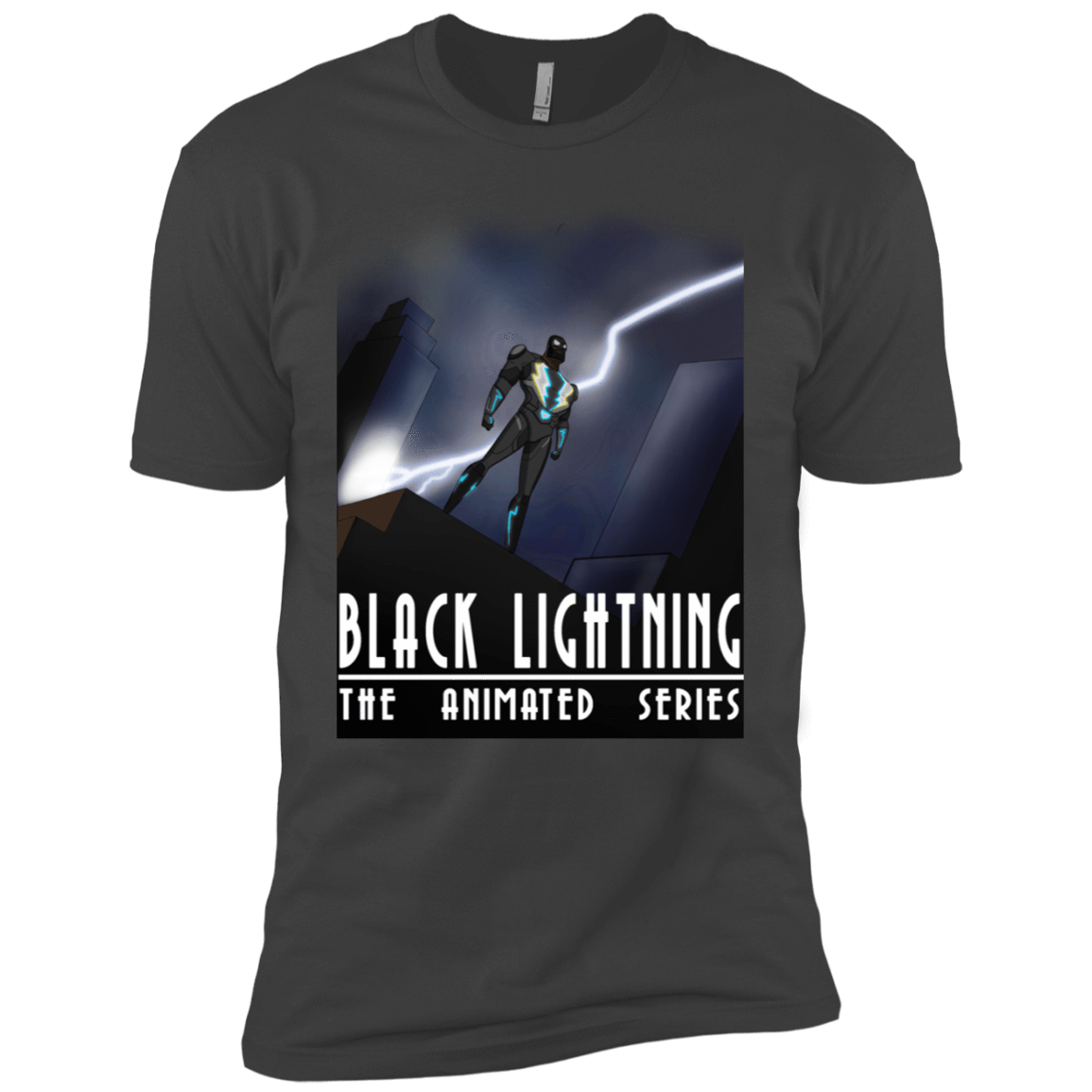 T-Shirts Heavy Metal / YXS Black Lightning Series Boys Premium T-Shirt