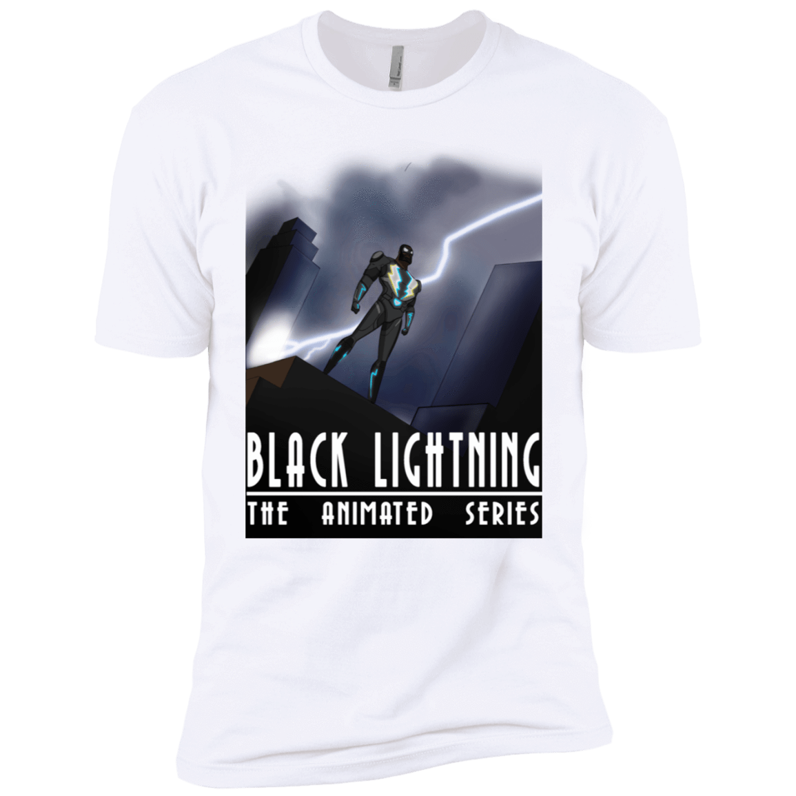 T-Shirts White / YXS Black Lightning Series Boys Premium T-Shirt