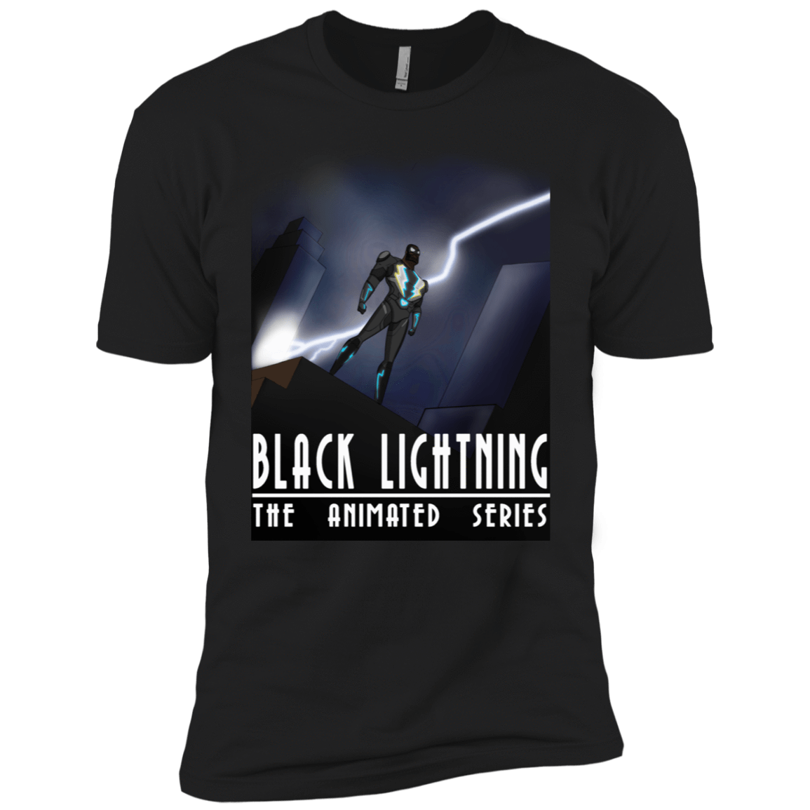 T-Shirts Black / X-Small Black Lightning Series Men's Premium T-Shirt