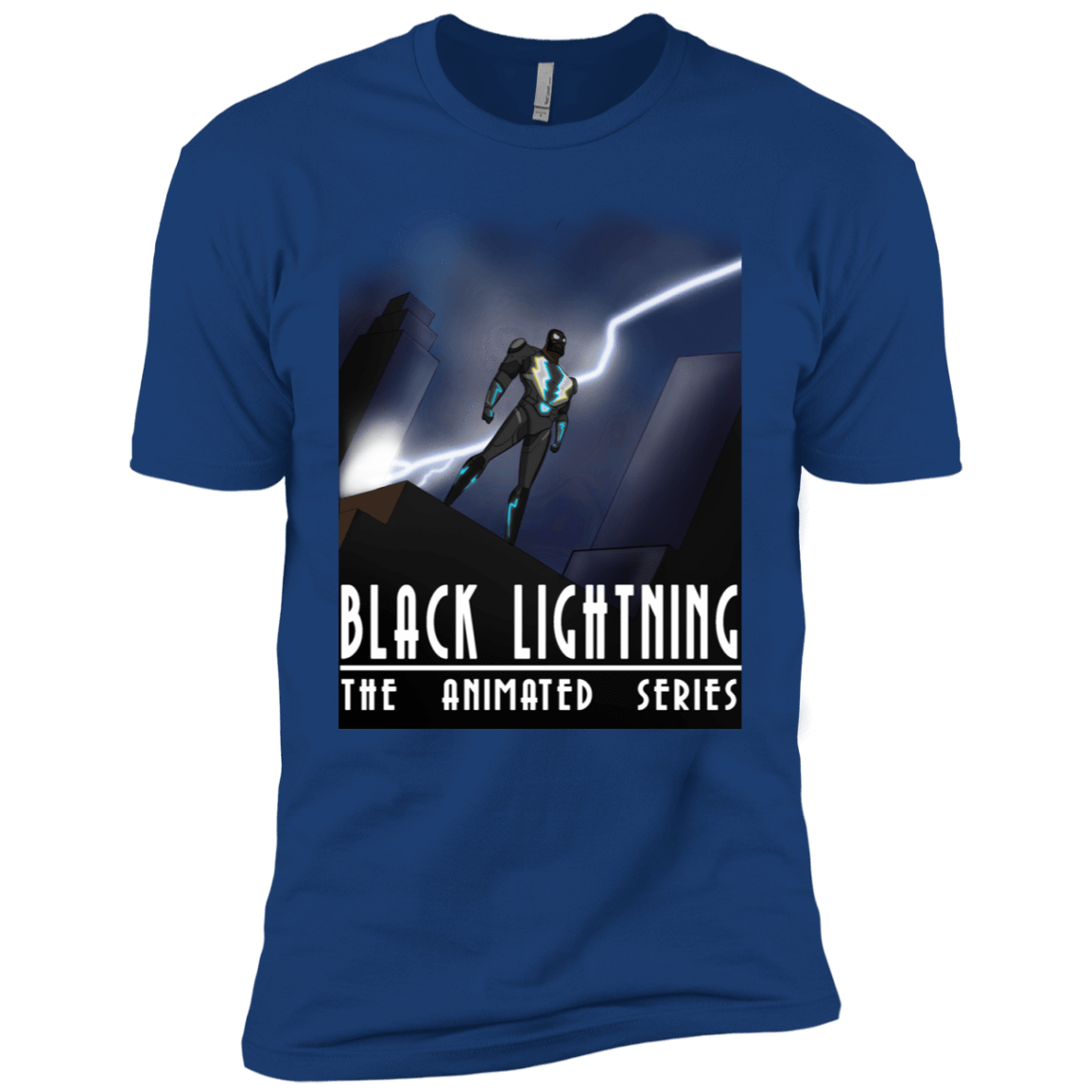 T-Shirts Royal / X-Small Black Lightning Series Men's Premium T-Shirt