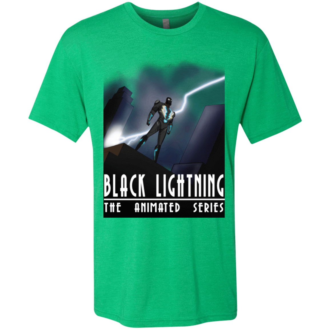 T-Shirts Envy / S Black Lightning Series Men's Triblend T-Shirt