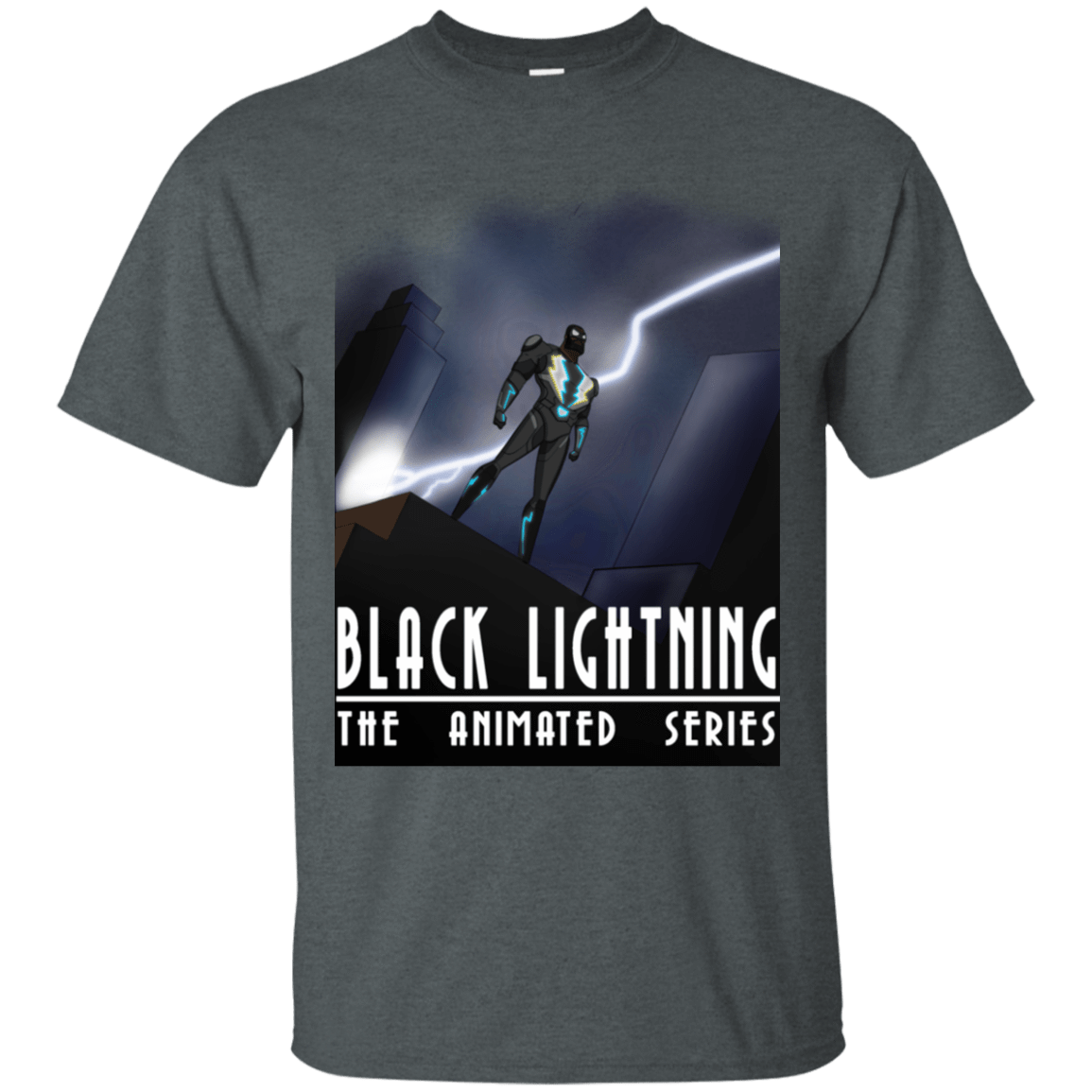 T-Shirts Dark Heather / S Black Lightning Series T-Shirt