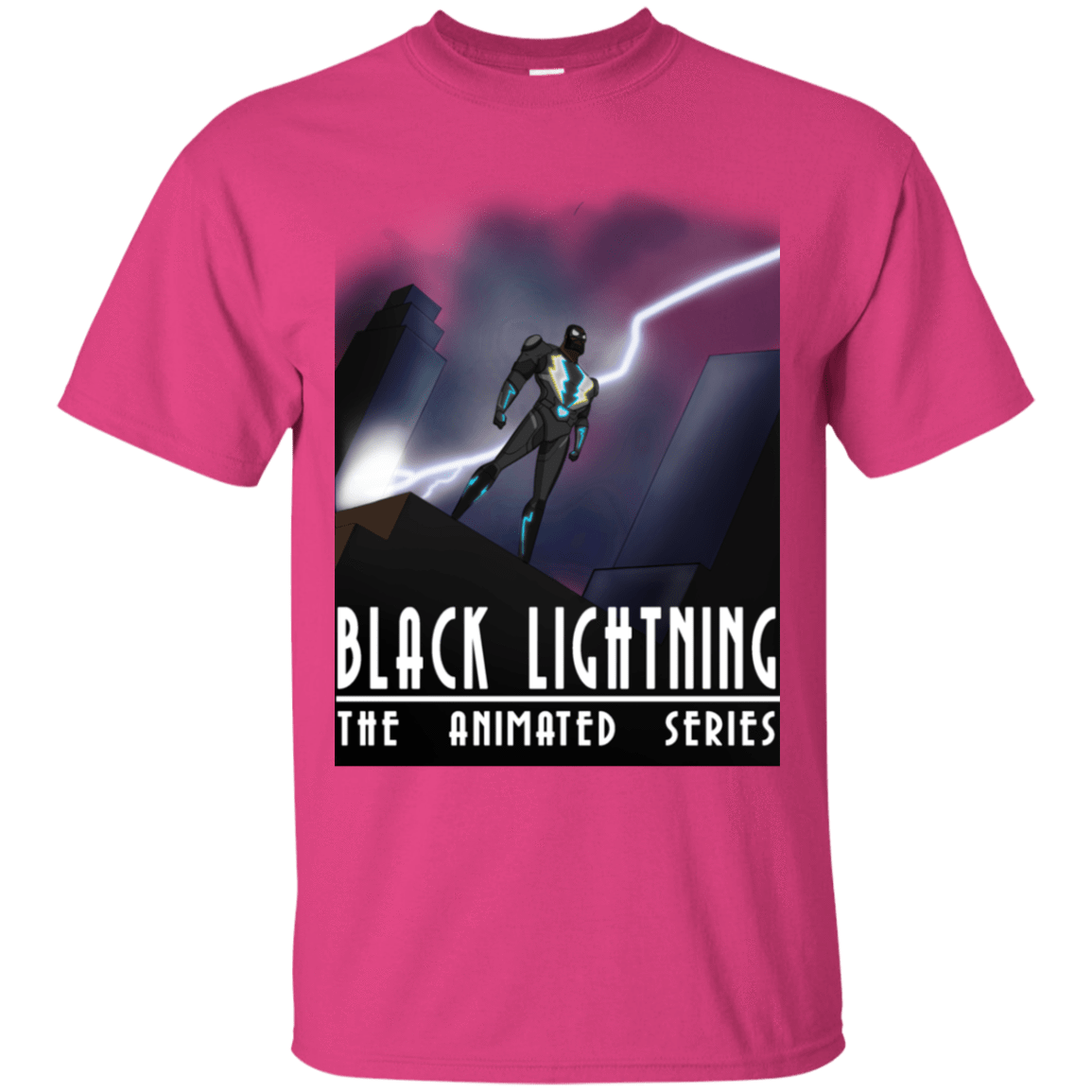 T-Shirts Heliconia / S Black Lightning Series T-Shirt