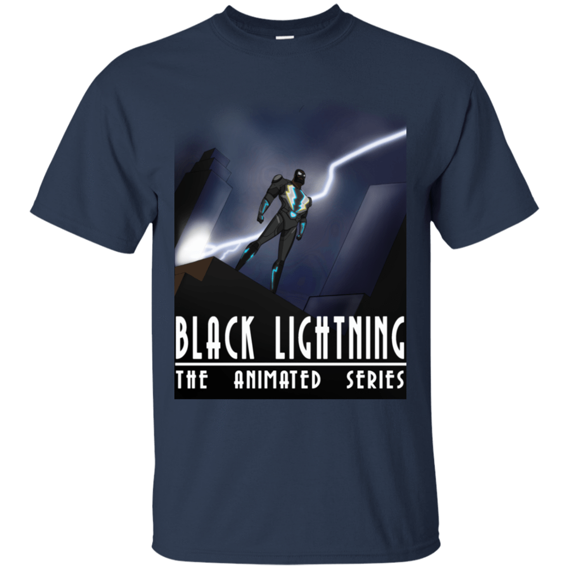 T-Shirts Navy / S Black Lightning Series T-Shirt