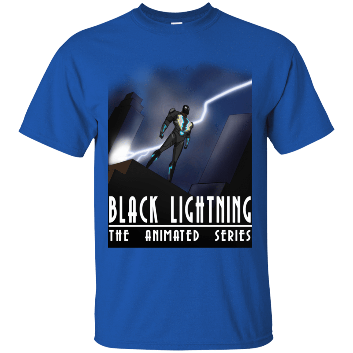 T-Shirts Royal / S Black Lightning Series T-Shirt