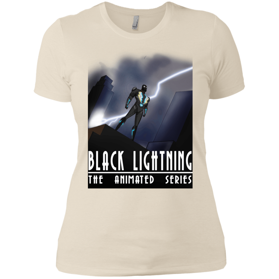 T-Shirts Ivory/ / X-Small Black Lightning Series Women's Premium T-Shirt