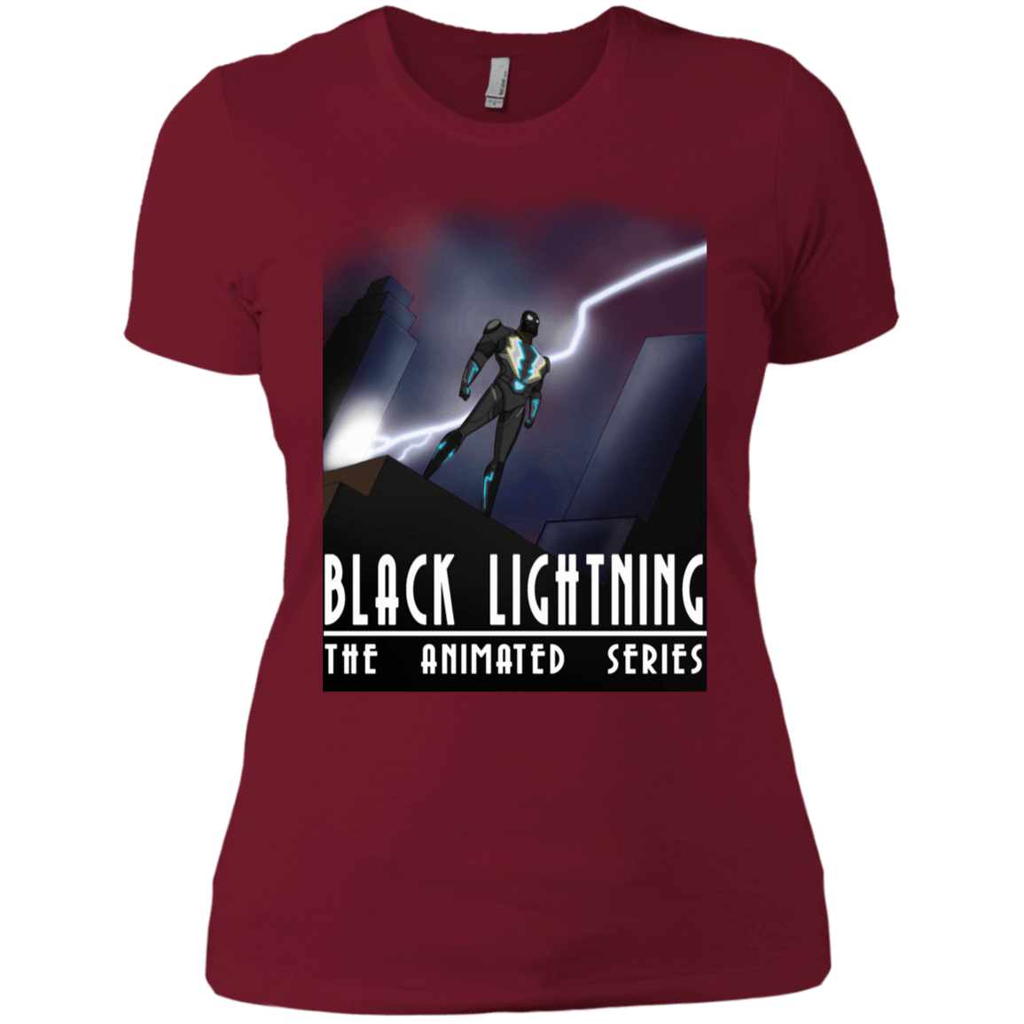 T-Shirts Scarlet / S Black Lightning Series Women's Premium T-Shirt