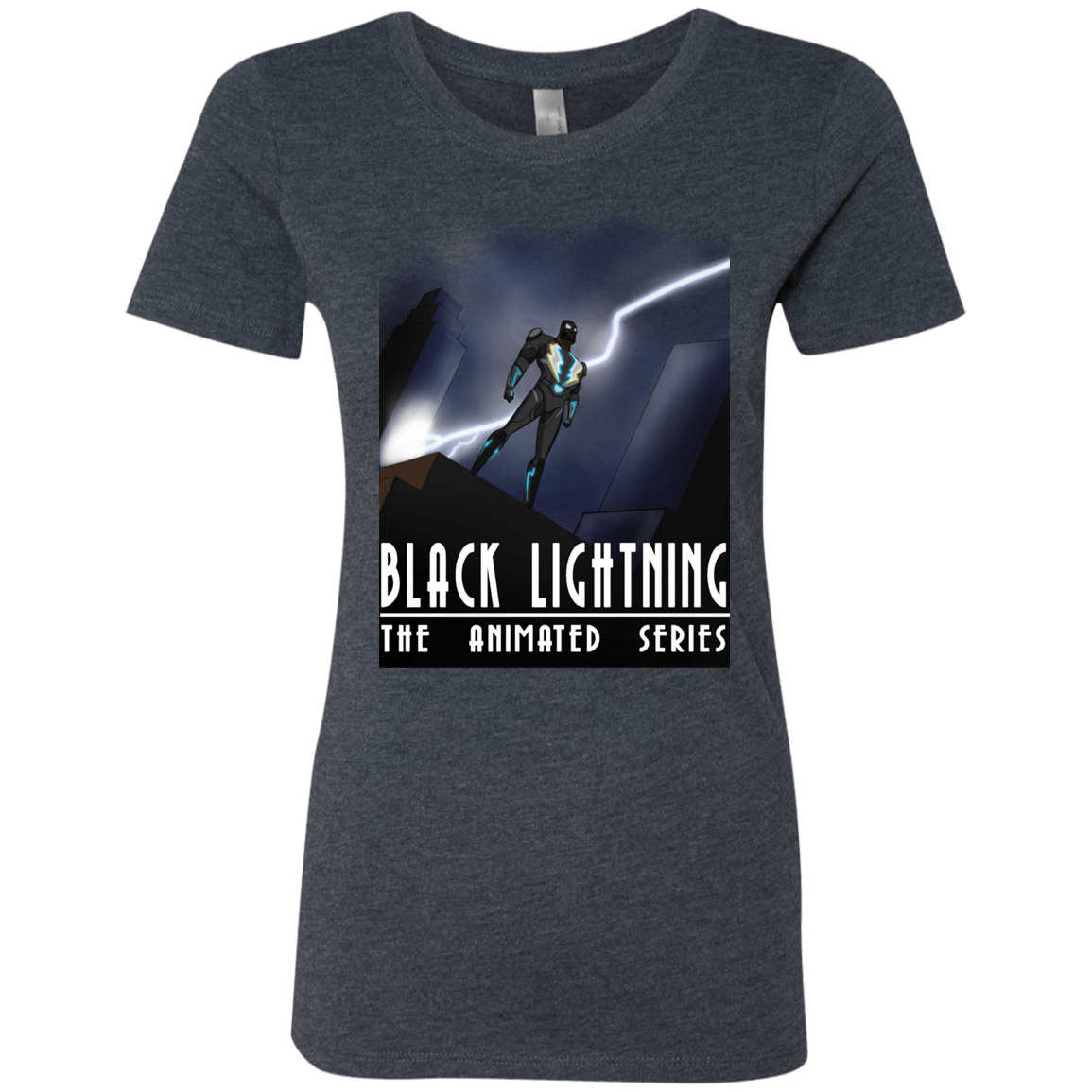 T-Shirts Vintage Navy / S Black Lightning Series Women's Triblend T-Shirt