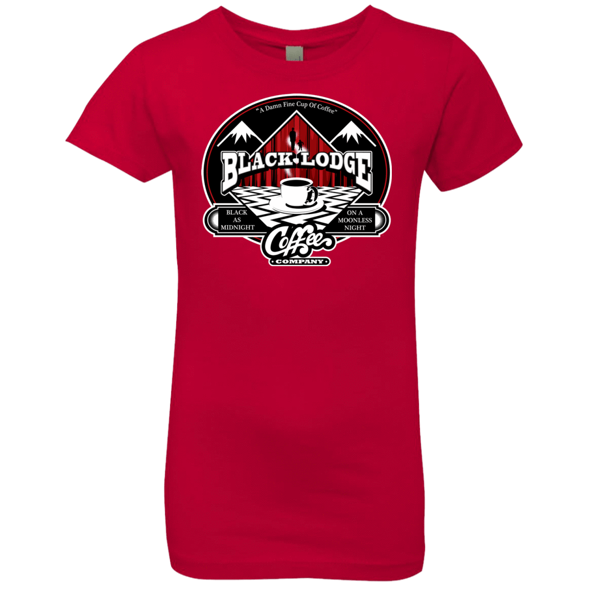 T-Shirts Red / YXS Black Lodge Coffee Company Girls Premium T-Shirt