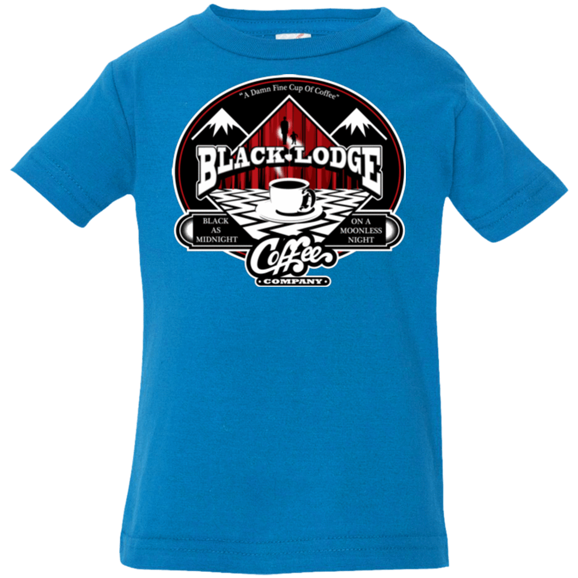 T-Shirts Cobalt / 6 Months Black Lodge Coffee Company Infant Premium T-Shirt