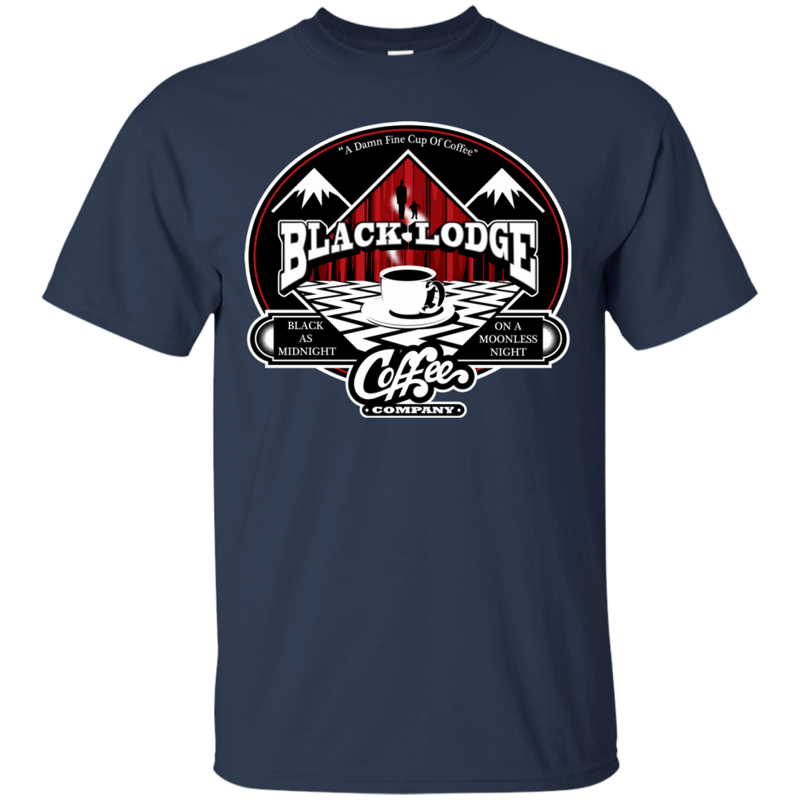 T-Shirts Navy / Small Black Lodge Coffee Company T-Shirt