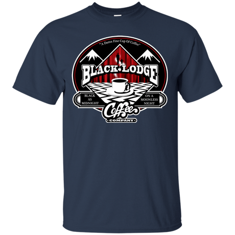 T-Shirts Navy / Small Black Lodge Coffee Company T-Shirt