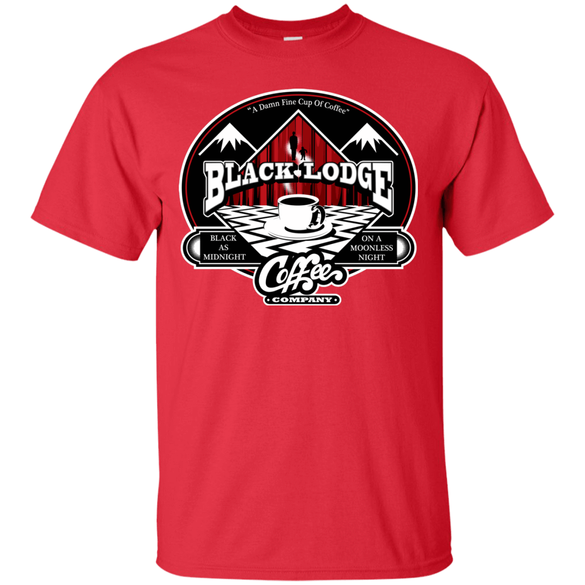 T-Shirts Red / Small Black Lodge Coffee Company T-Shirt
