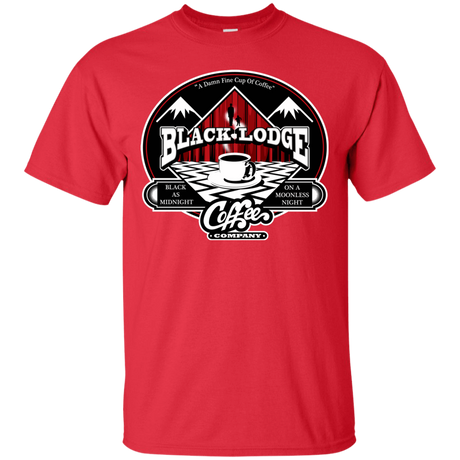 T-Shirts Red / Small Black Lodge Coffee Company T-Shirt