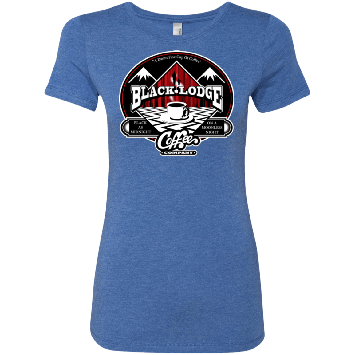T-Shirts Vintage Royal / Small Black Lodge Coffee Company Women's Triblend T-Shirt