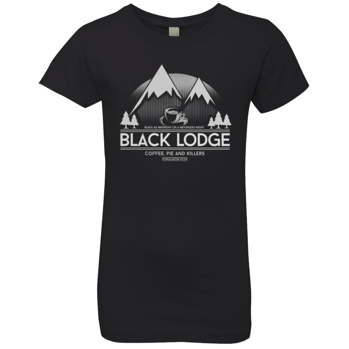 T-Shirts Black / YXS Black Lodge Girls Premium T-Shirt