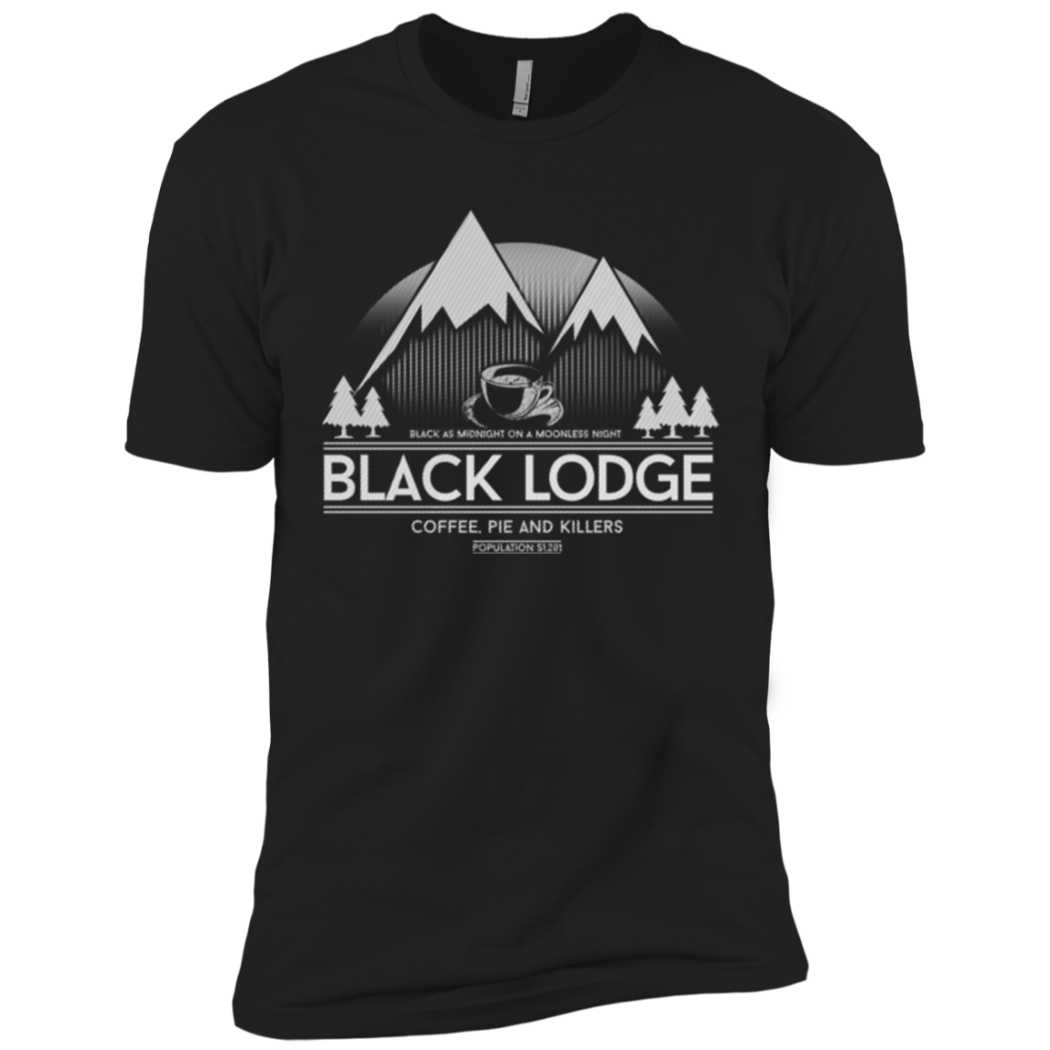 T-Shirts Black / X-Small Black Lodge Men's Premium T-Shirt